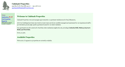Desktop Screenshot of calabashproperties.com