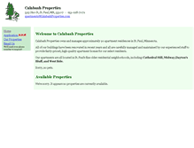 Tablet Screenshot of calabashproperties.com